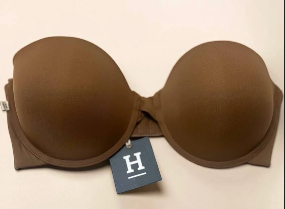 Harper Wilde The Flex Strapless Bra 40D Brown Convertible T-Shirt Bra NWT